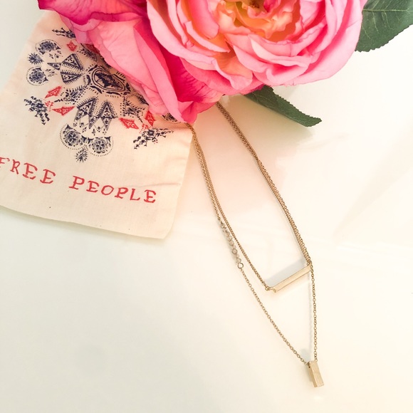Free People Gold Layered Necklace - Picture 6 of 8